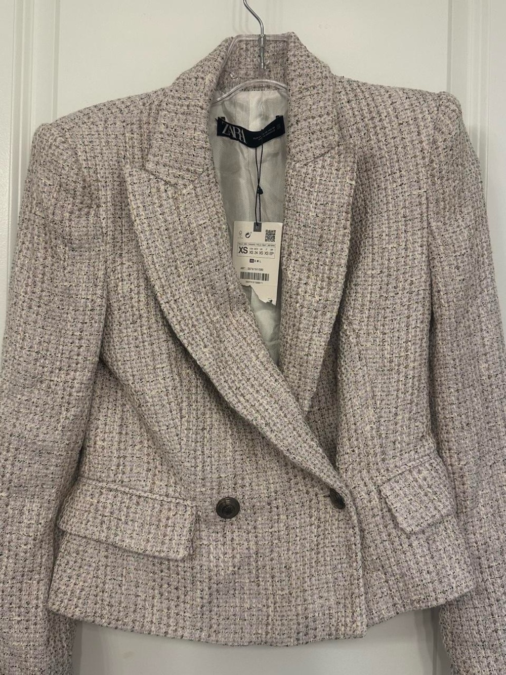 Zara tweed blazer